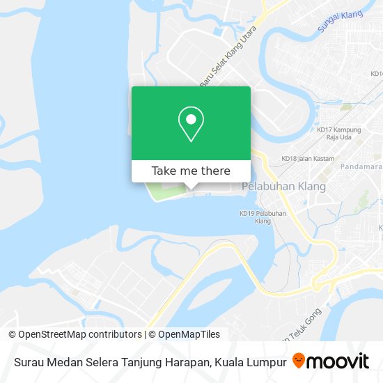 Peta Surau Medan Selera Tanjung Harapan