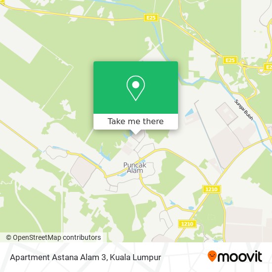 Apartment Astana Alam 3 map