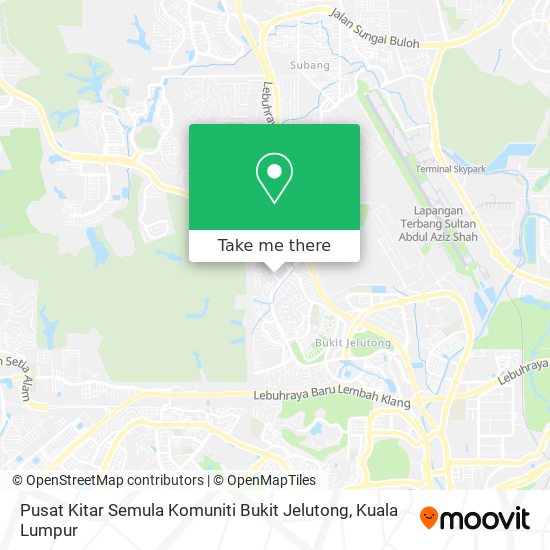 Pusat Kitar Semula Komuniti Bukit Jelutong map