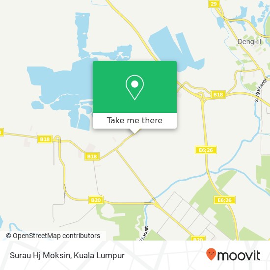 Surau Hj Moksin map