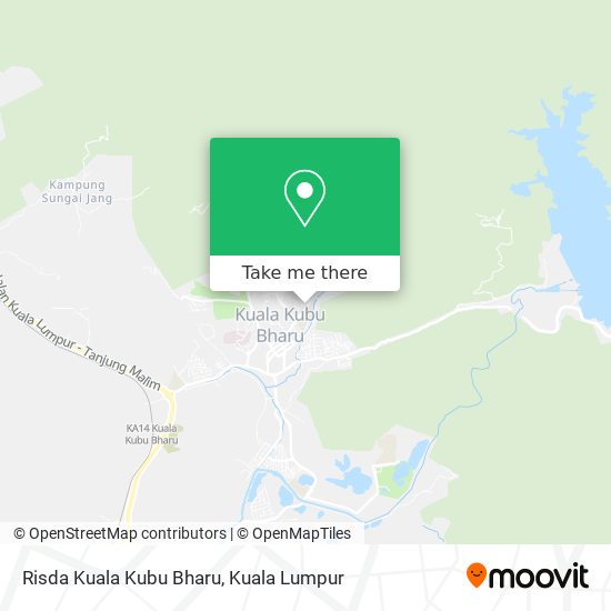 Risda Kuala Kubu Bharu map