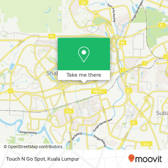 Touch N Go Spot map