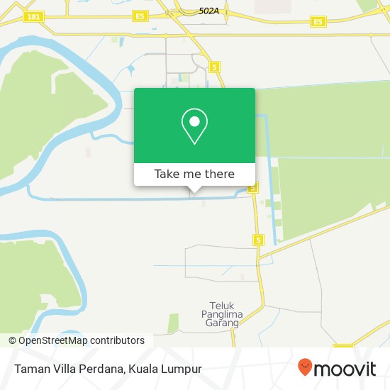 Taman Villa Perdana map