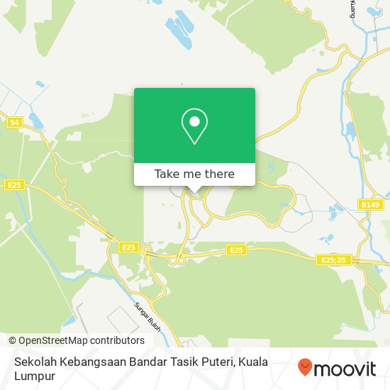 Sekolah Kebangsaan Bandar Tasik Puteri map