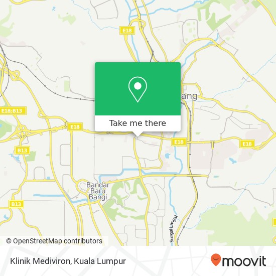 Klinik Mediviron map