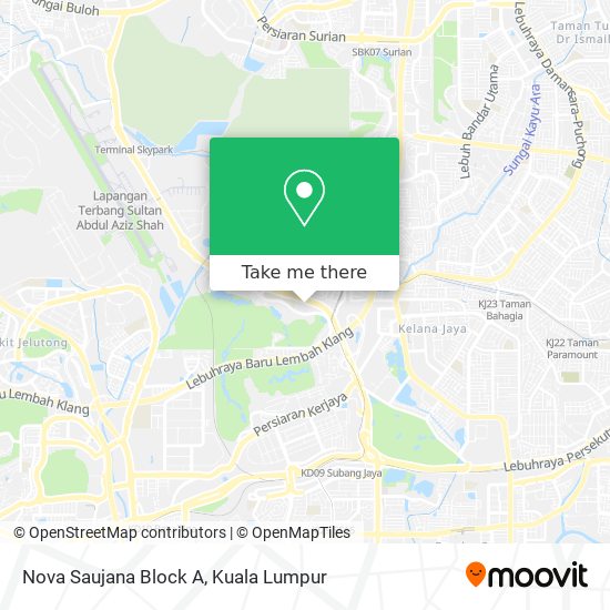 Nova Saujana Block A map