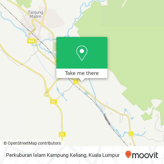 Peta Perkuburan Islam Kampung Keliang