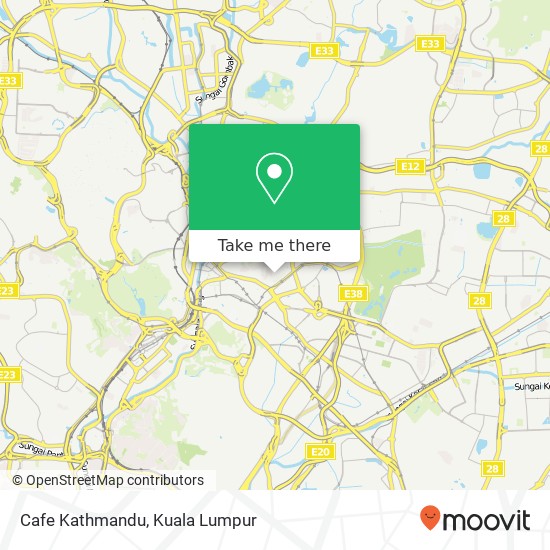 Cafe Kathmandu map