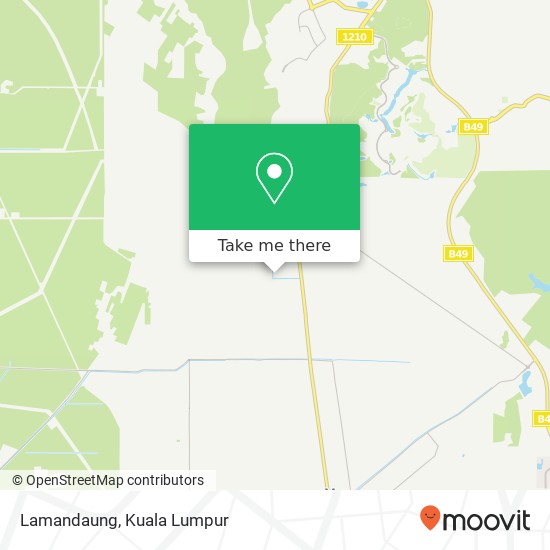 Lamandaung map