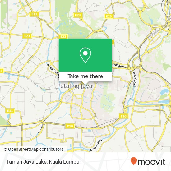 Taman Jaya Lake map