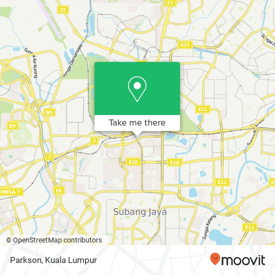 Parkson map