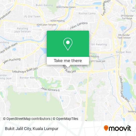 Peta Bukit Jalil City