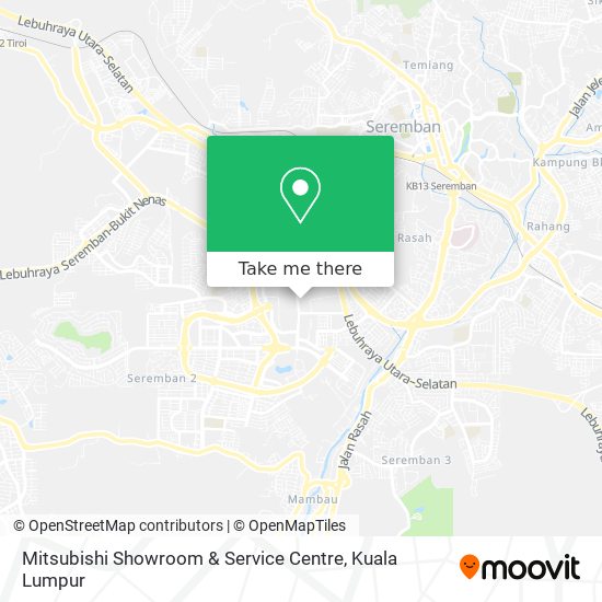 Mitsubishi Showroom & Service Centre map