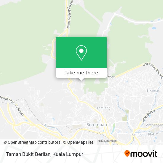 Taman Bukit Berlian map