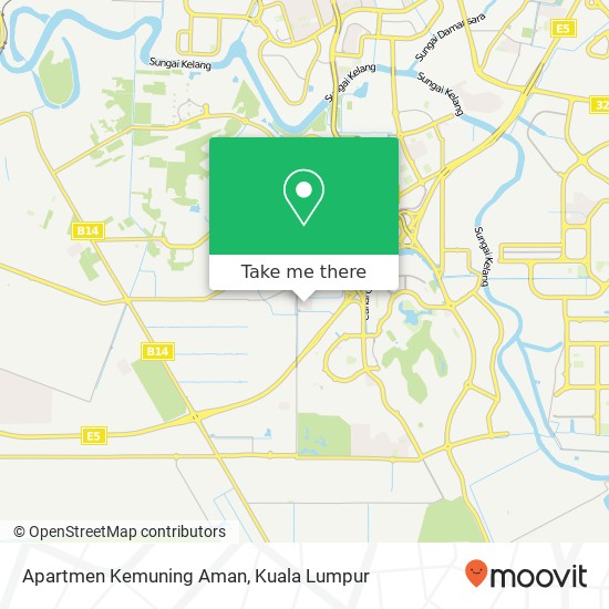 Apartmen Kemuning Aman map