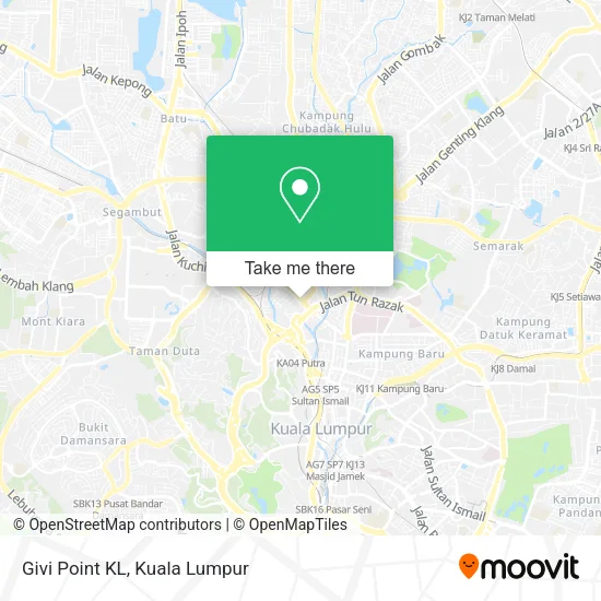 Givi Point KL map