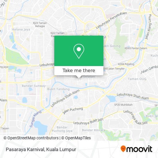 Pasaraya Karnival map