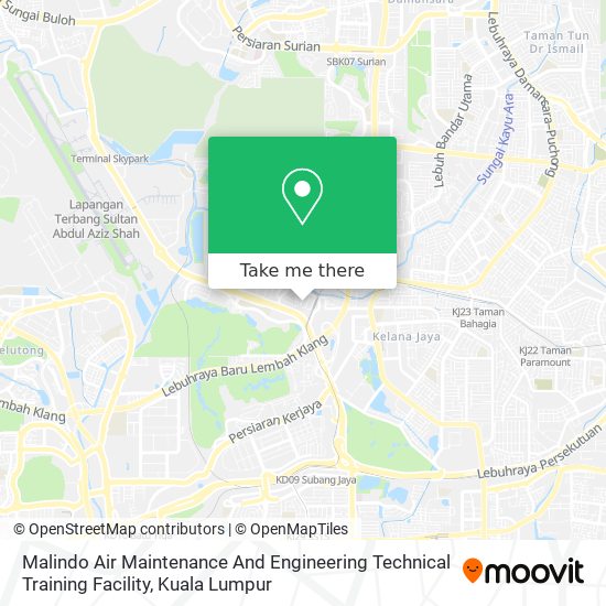 Malindo Air Maintenance And Engineering Technical Training Facility map