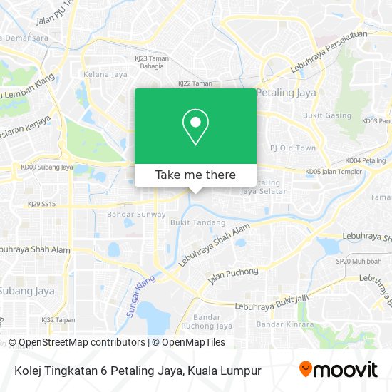 kolej tingkatan 6 petaling jaya