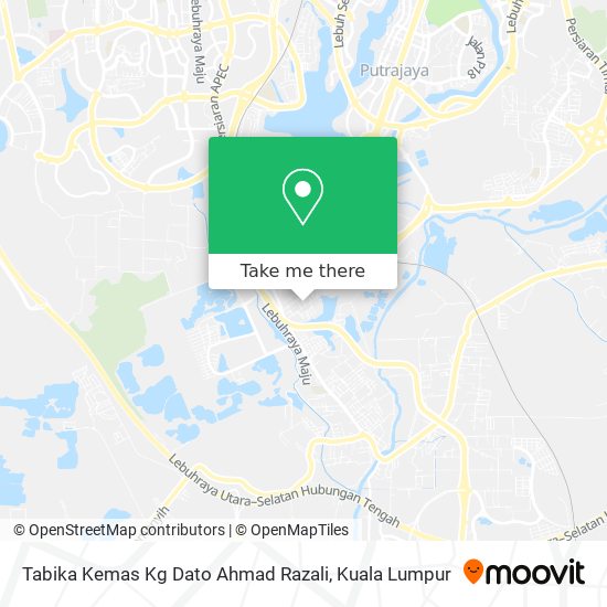 Tabika Kemas Kg Dato Ahmad Razali map