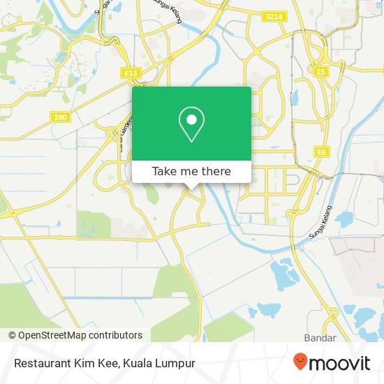 Restaurant Kim Kee map