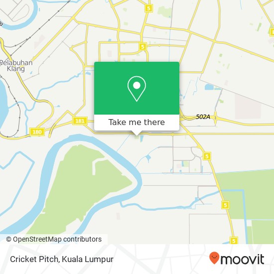 Cricket Pitch map