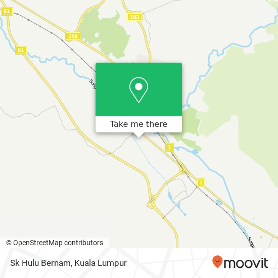 Sk Hulu Bernam map