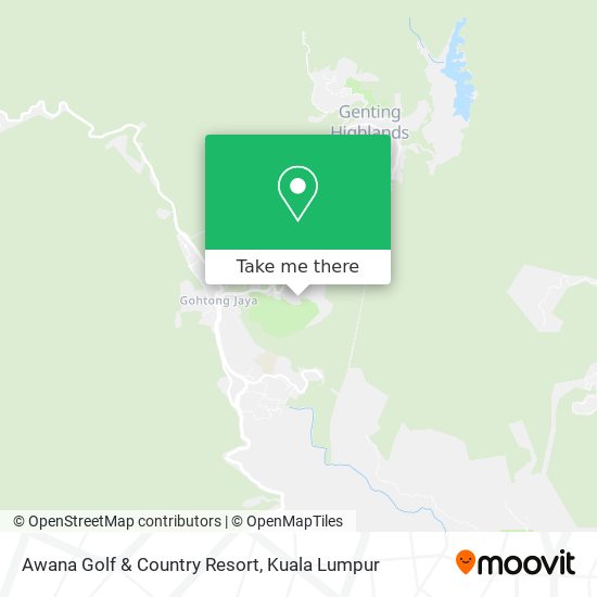 Awana Golf & Country Resort map