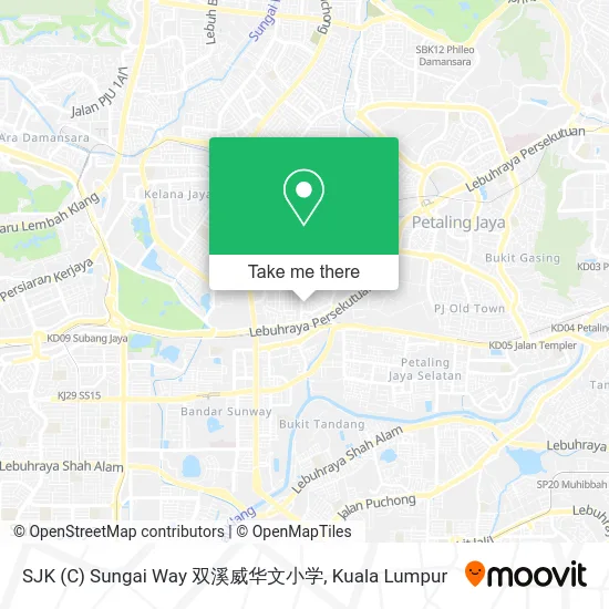 SJK (C) Sungai Way 双溪威华文小学 map