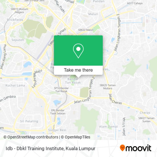 Peta Idb - Dbkl Training Institute