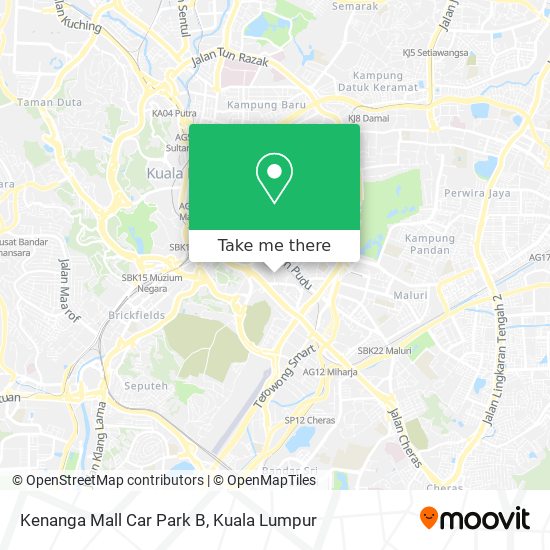Peta Kenanga Mall Car Park B