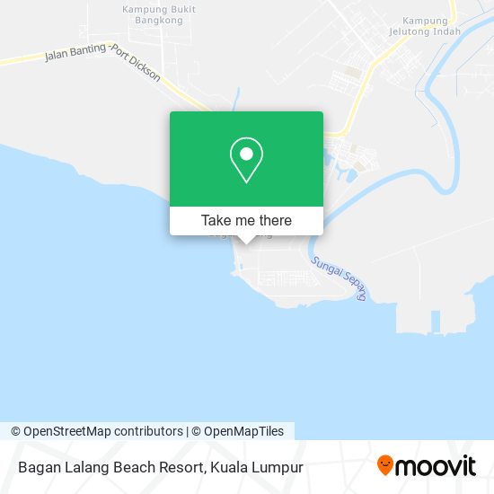 Peta Bagan Lalang Beach Resort