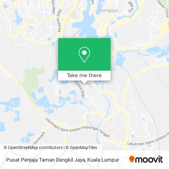 Peta Pusat Penjaja Taman Dengkil Jaya