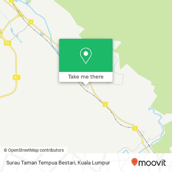 Peta Surau Taman Tempua Bestari