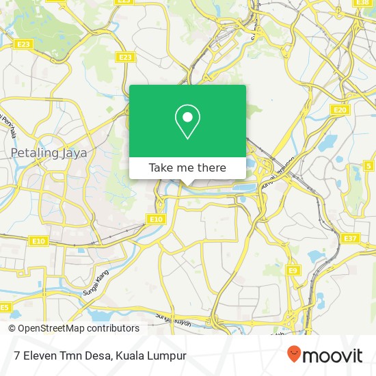 7 Eleven Tmn Desa map