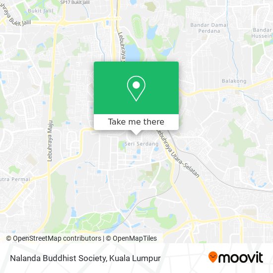 Nalanda Buddhist Society map