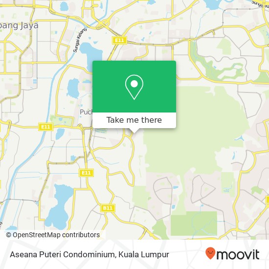 Aseana Puteri Condominium map