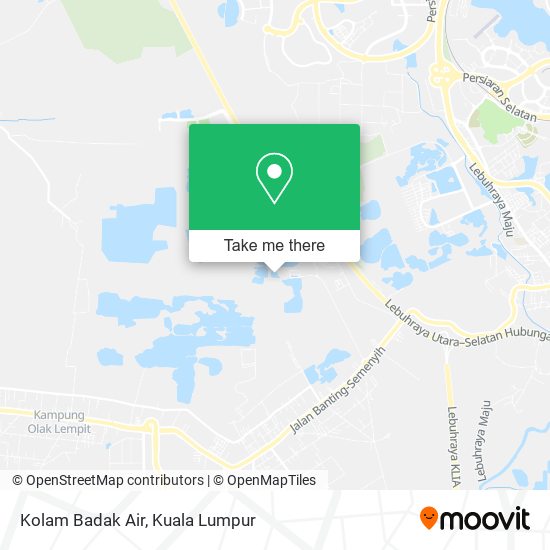 Peta Kolam Badak Air
