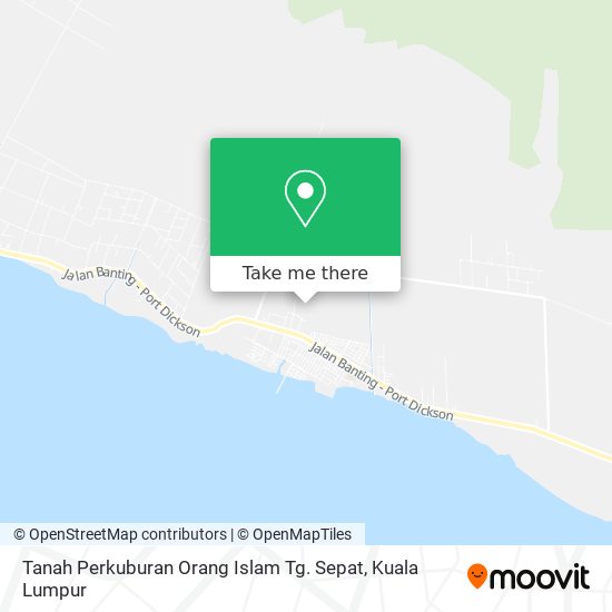 Tanah Perkuburan Orang Islam Tg. Sepat map