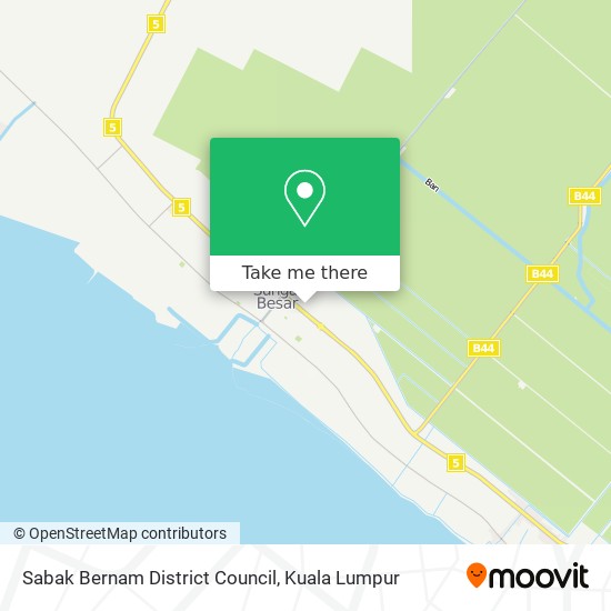 Sabak Bernam District Council map