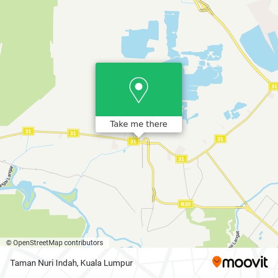 如何坐公交或火车去kuala Langat的taman Nuri Indah