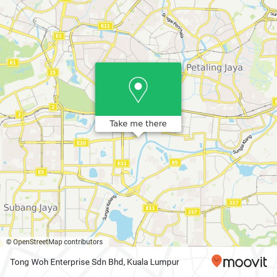 Tong Woh Enterprise Sdn Bhd map