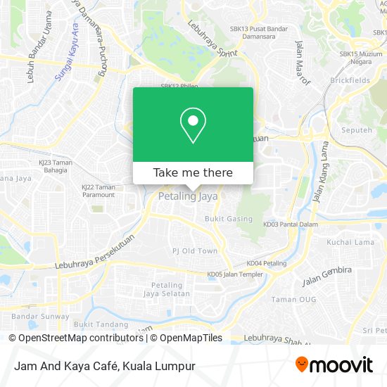 Jam And Kaya Café map