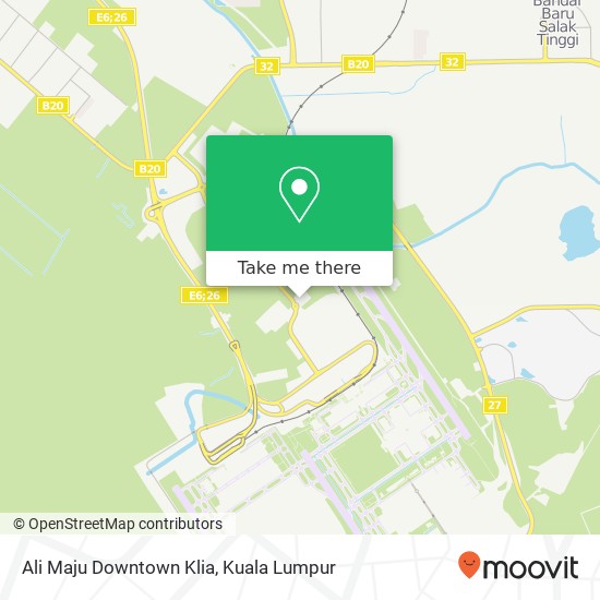 Ali Maju Downtown Klia map