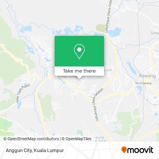 Anggun City map