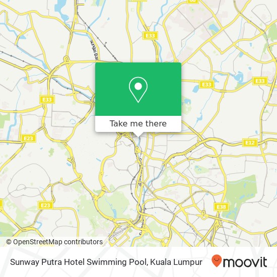 Peta Sunway Putra Hotel Swimming Pool