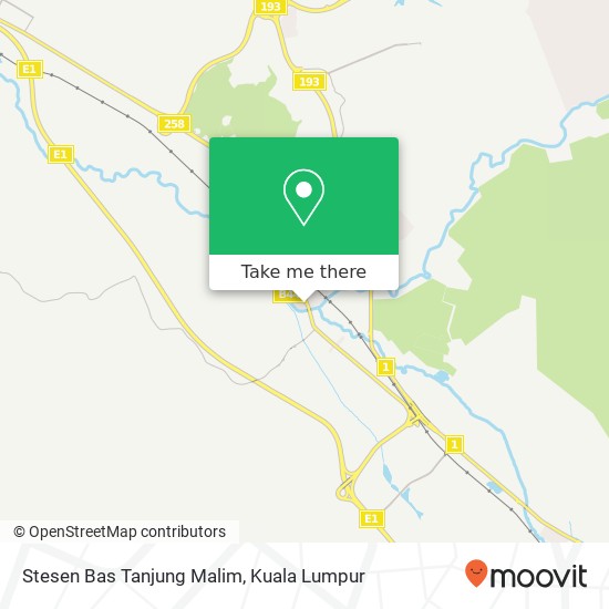 Peta Stesen Bas Tanjung Malim