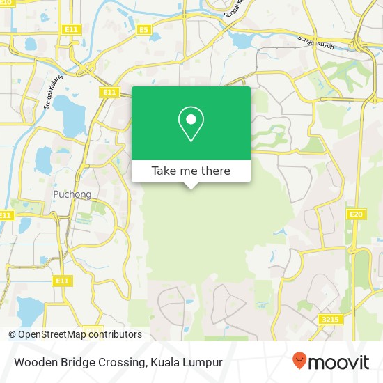 Wooden Bridge Crossing map