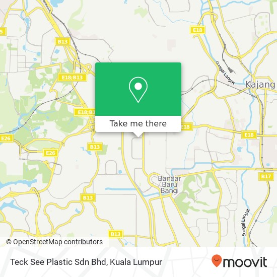 Peta Teck See Plastic Sdn Bhd
