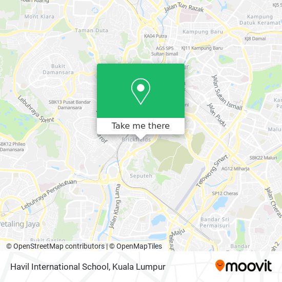 Havil International School map